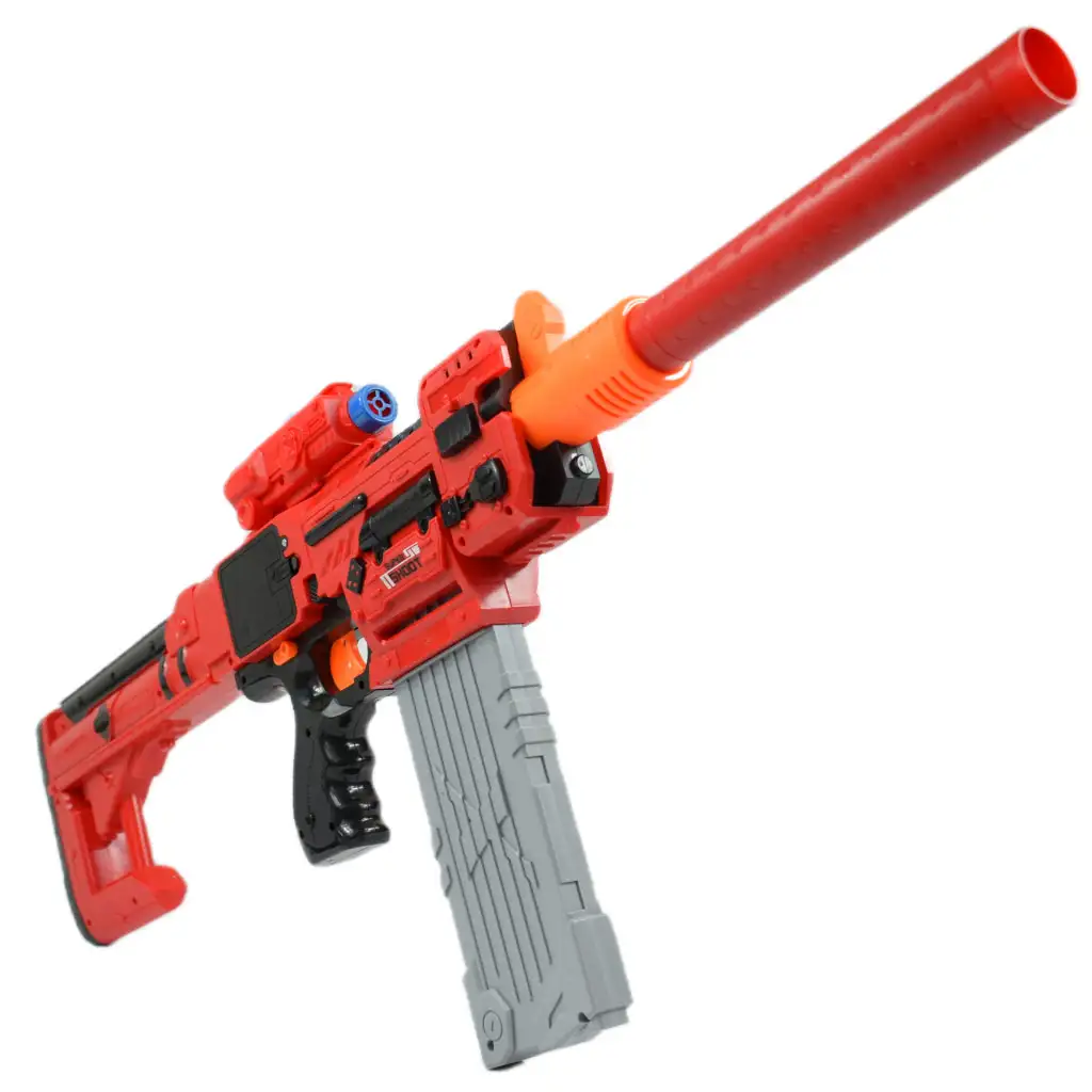 Sniping: Elektromos átalakítható óriás szivacslövő fegyver töltényekkel és céltáblával 79cm kép 7