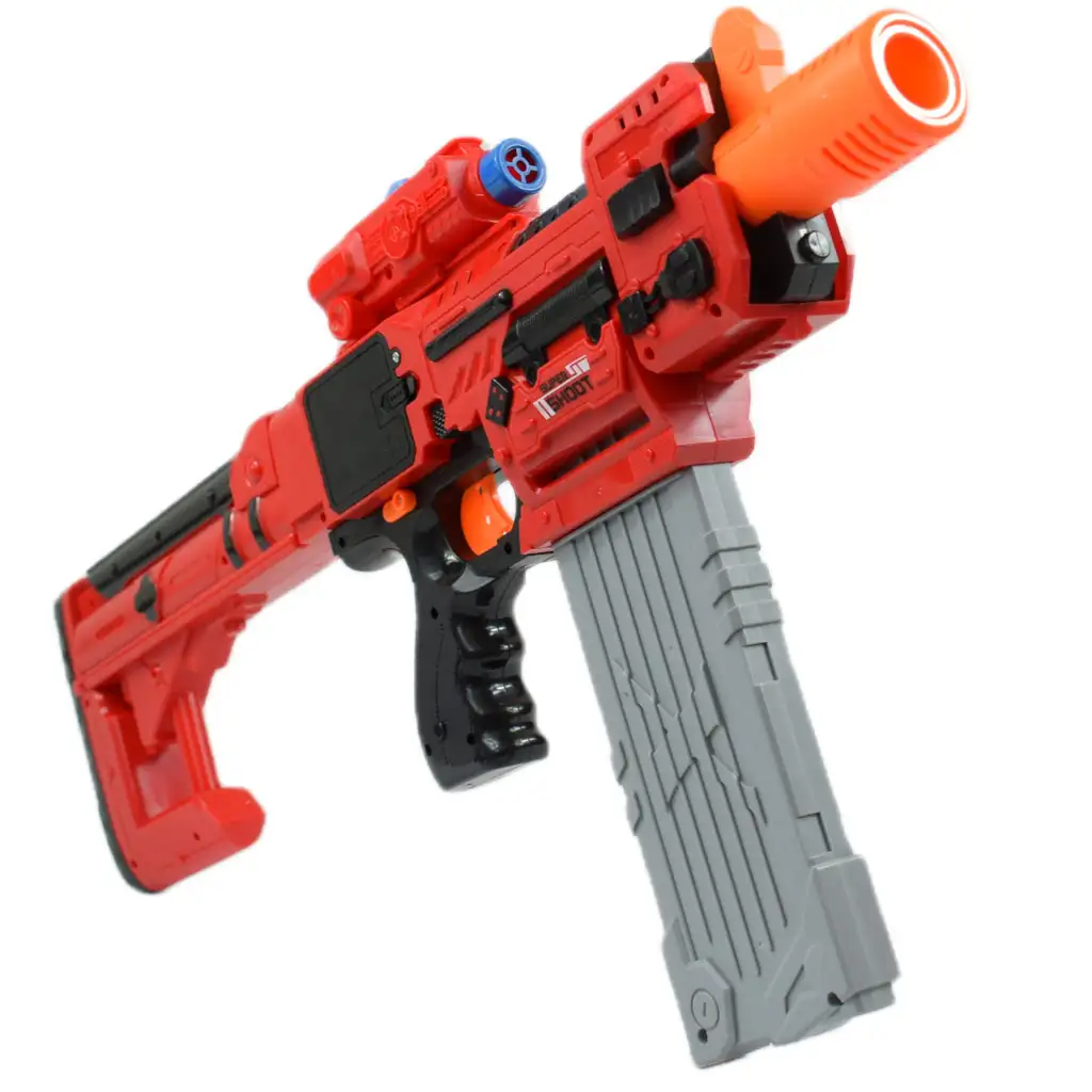 Sniping: Elektromos átalakítható óriás szivacslövő fegyver töltényekkel és céltáblával 79cm kép 8