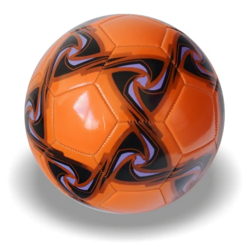 Színes műbőr focilabda többféle változatban 22cm kép 5