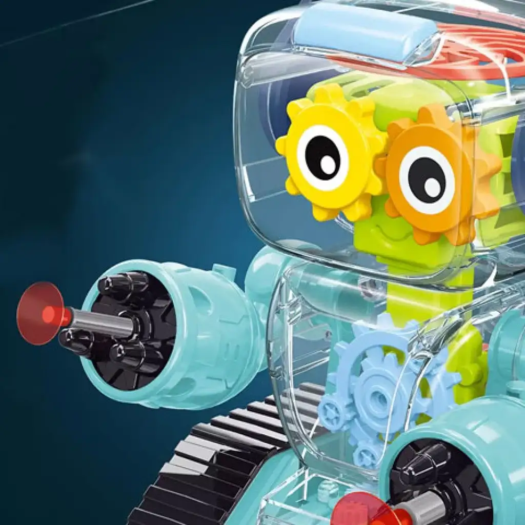 GearWheel világító harci robot kilövővel kétféle változatban kép 3