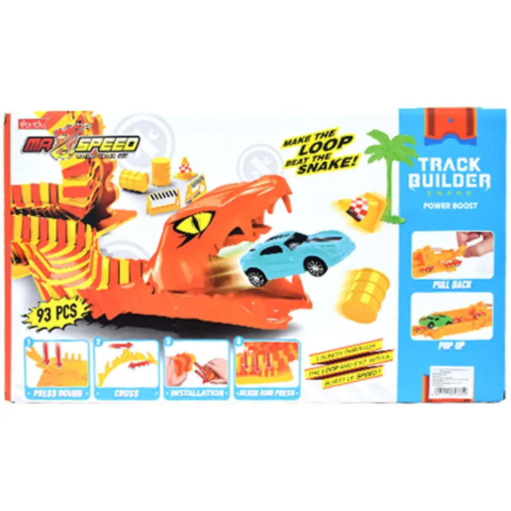 Max Speed Anakonda autópálya szett 6db kisautóval kép 4