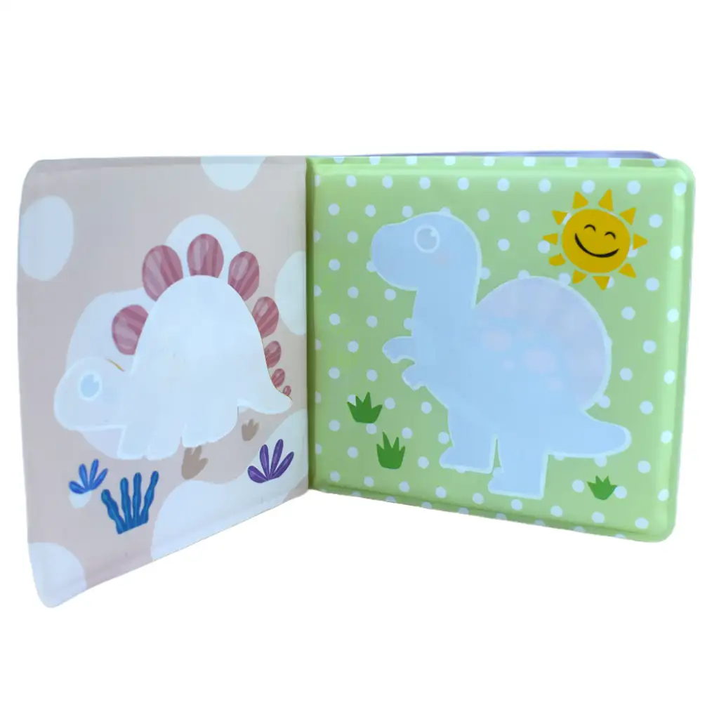 Baby Book: Dinoszauruszok puha pancsoló könyv 14x13cm kép 4