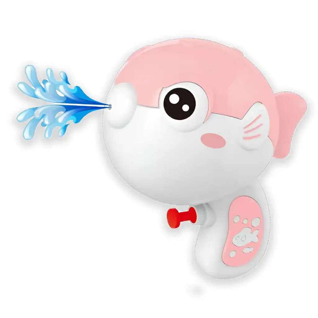 WaterWow: Rózsaszín pufihal vízipisztoly 13cm