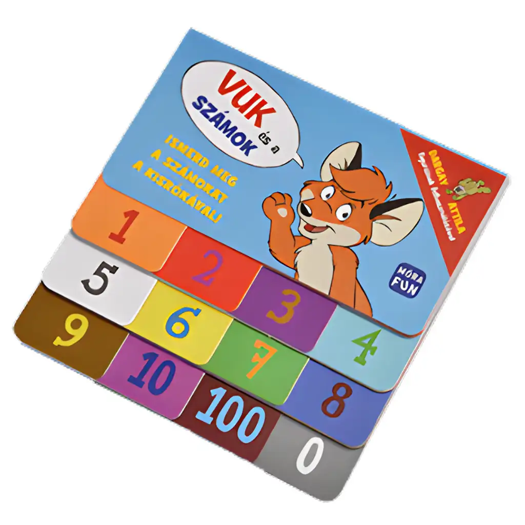 Móra: Dargay Attila és Fekete István - Vuk és a számok foglalkoztató könyv