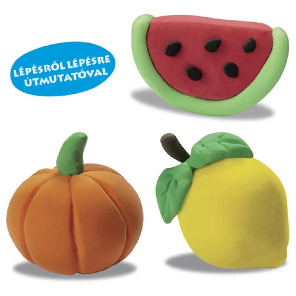 Modelight Gyümölcsök gyurma többféle változatban 30gr 1db - Carioca kép 2