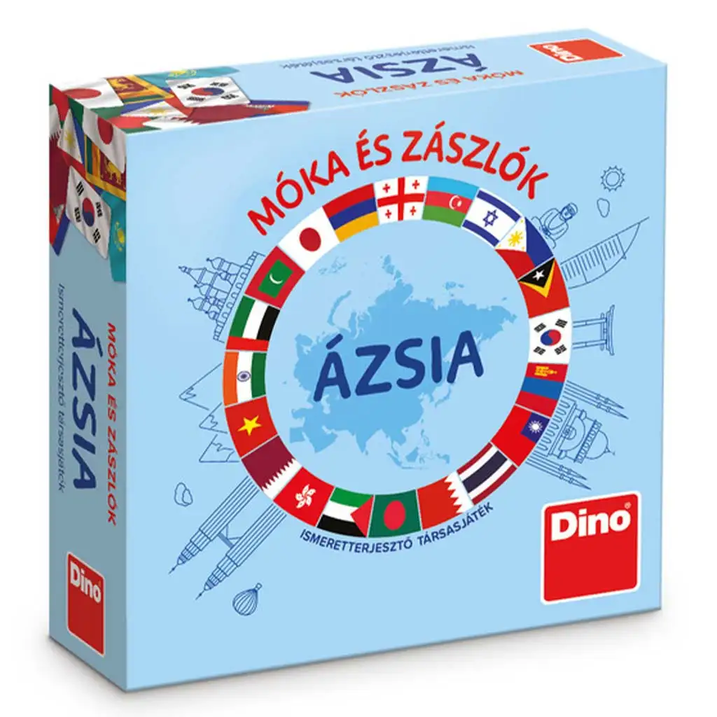 Móka és zászlók - Ázsia társasjáték