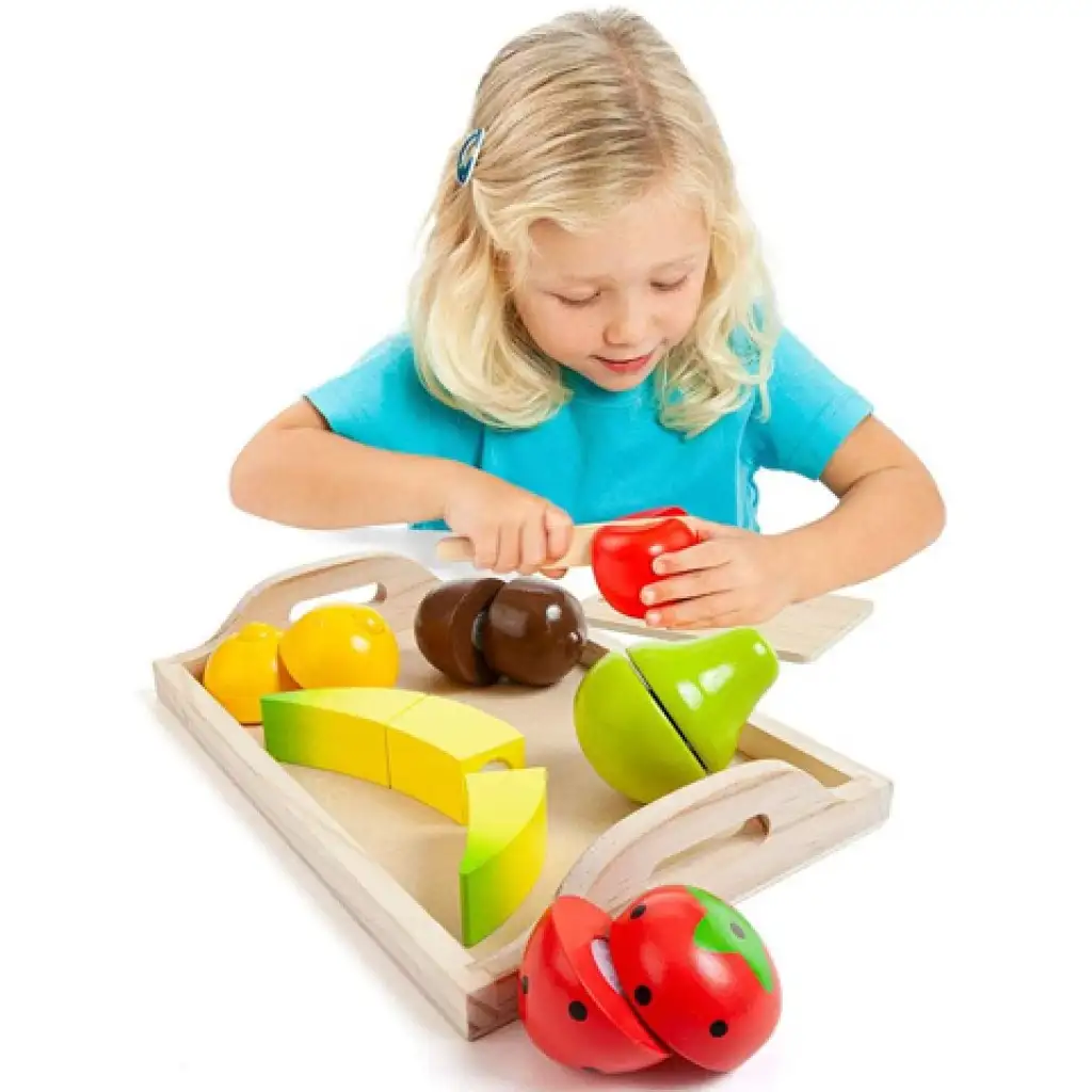 Molto: Fa gyümölcsszett tálcával 9db-os kép 2