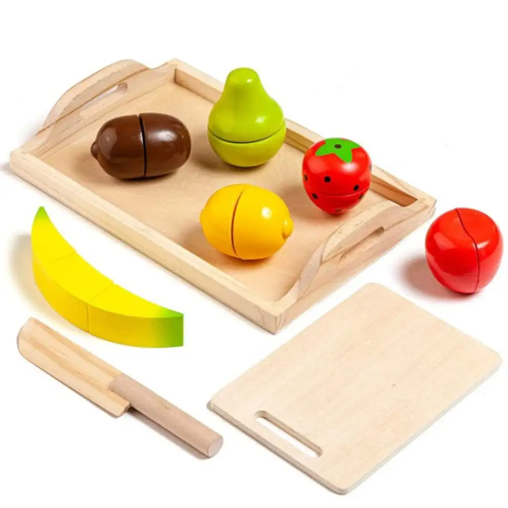Molto: Fa gyümölcsszett tálcával 9db-os kép 3
