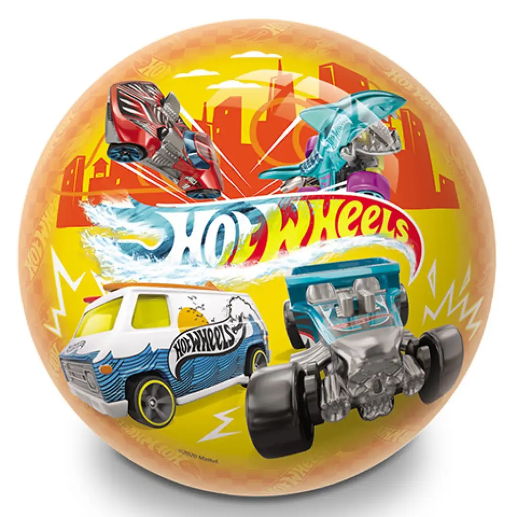 Hot Wheels 14cm-es gumilabda - Mondo Toys kép 2