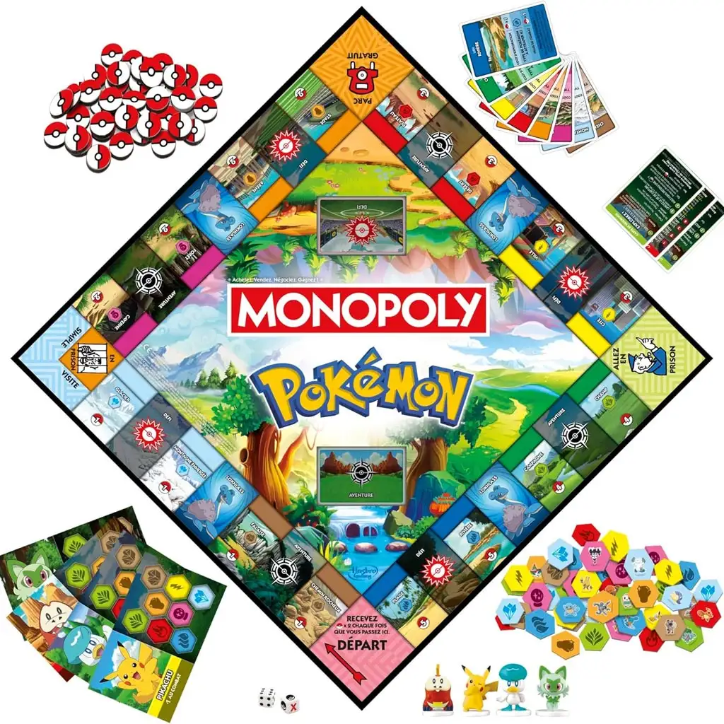 Monopoly Pokemon társasjáték - Hasbro kép 2
