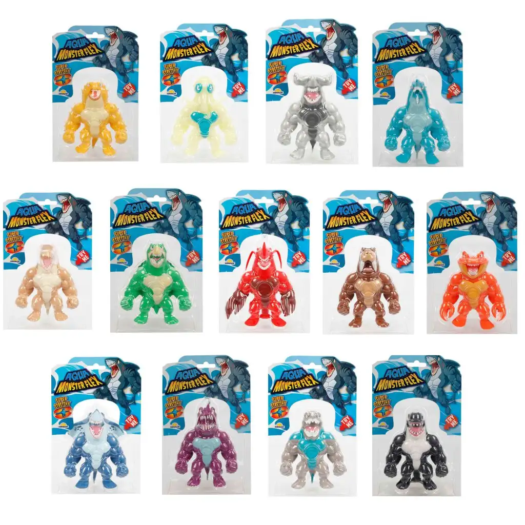Monster Flex: Viziszörny nyújtható figurák több változatban 1db kép 1