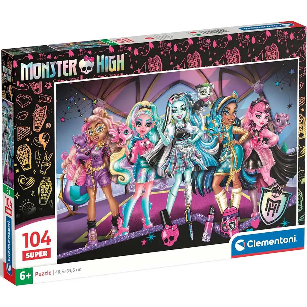 Monster High 104db-os super puzzle - Clementoni