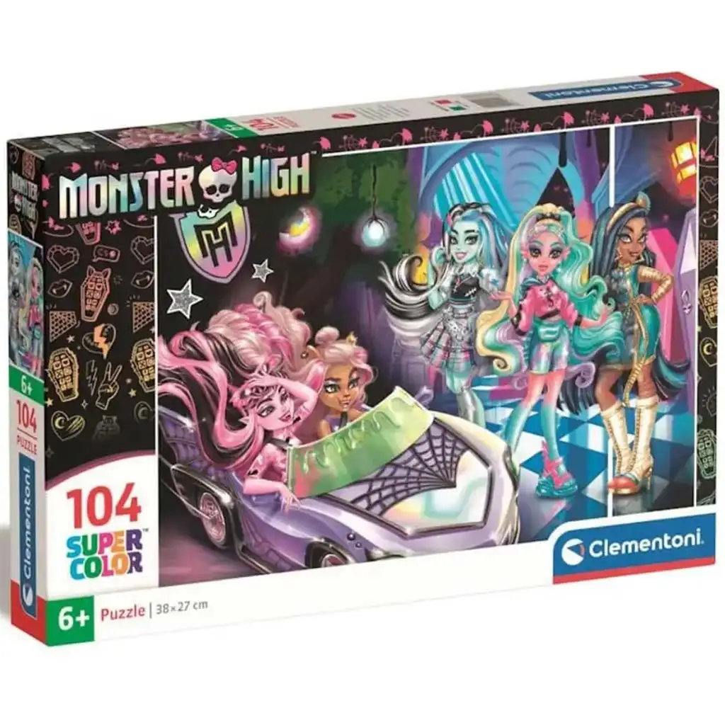 Monster High 2 104db-os supercolor puzzle - Clementoni