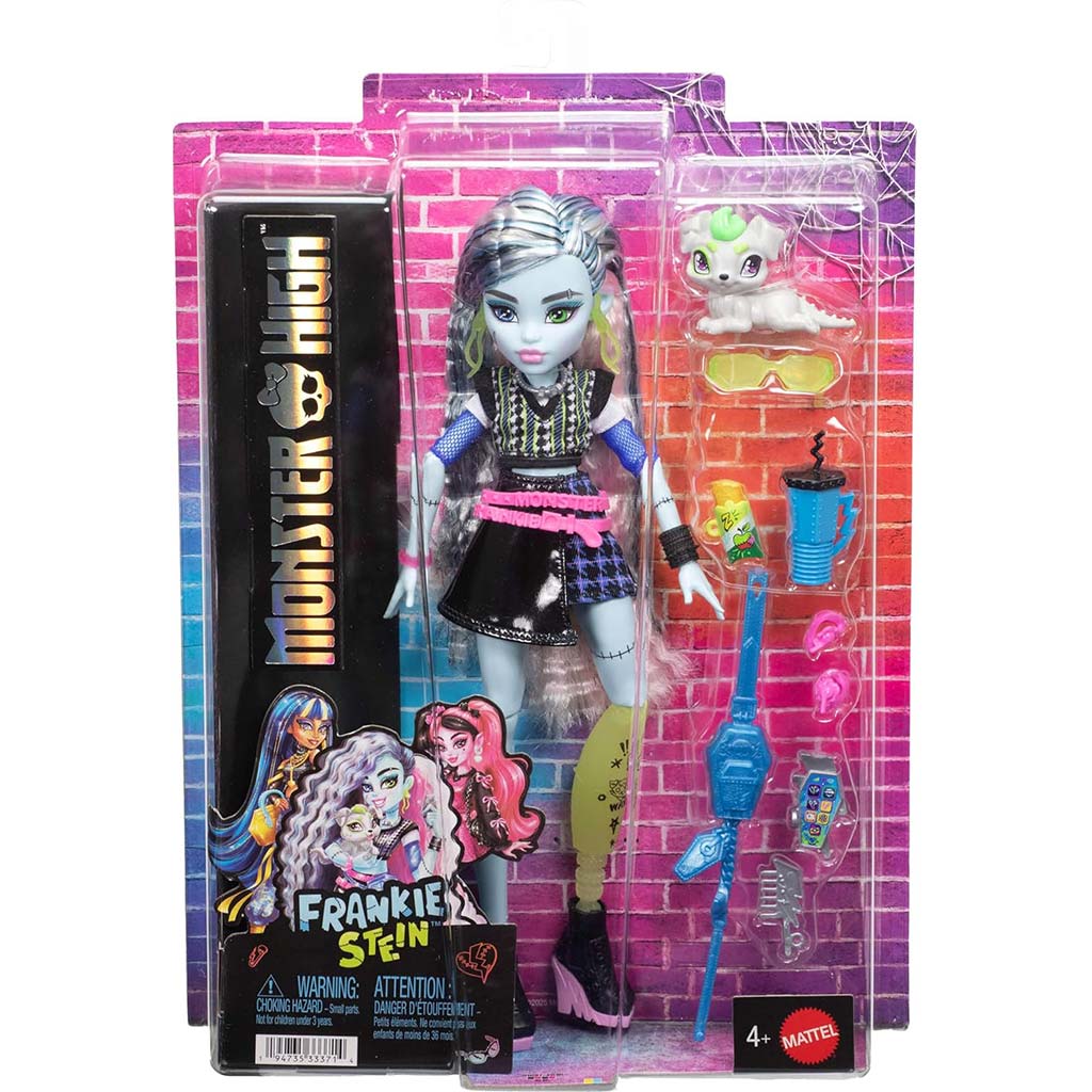 Monster High Frankie Stein baba kiegészítőkkel - Mattel