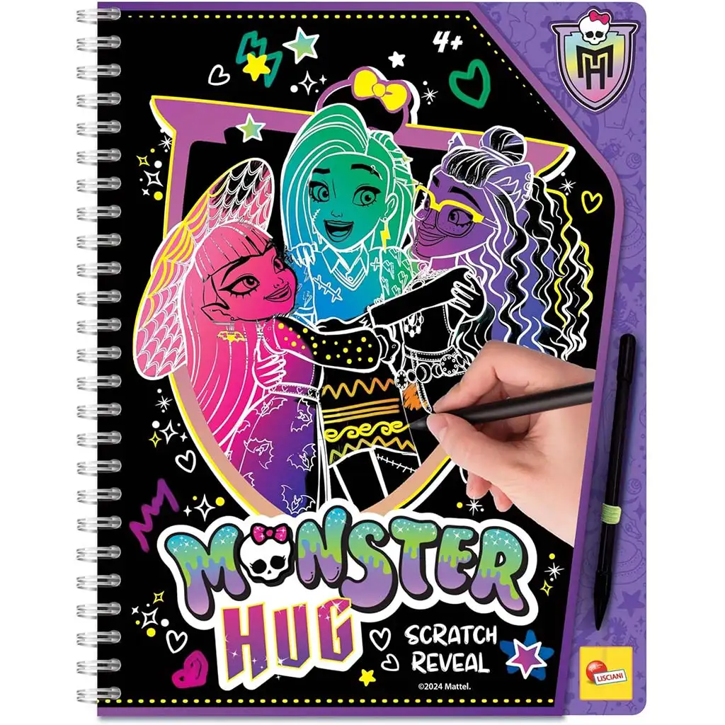 Monster High: Monster Hug képkarc készítő szett - Lisciani