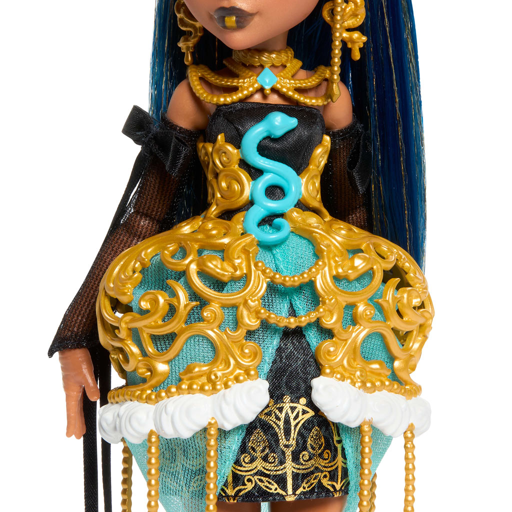 Monster High: Rémisztően Édes Szülinap – Cleo De Nile baba lufival és ajándékkal - Mattel kép 3