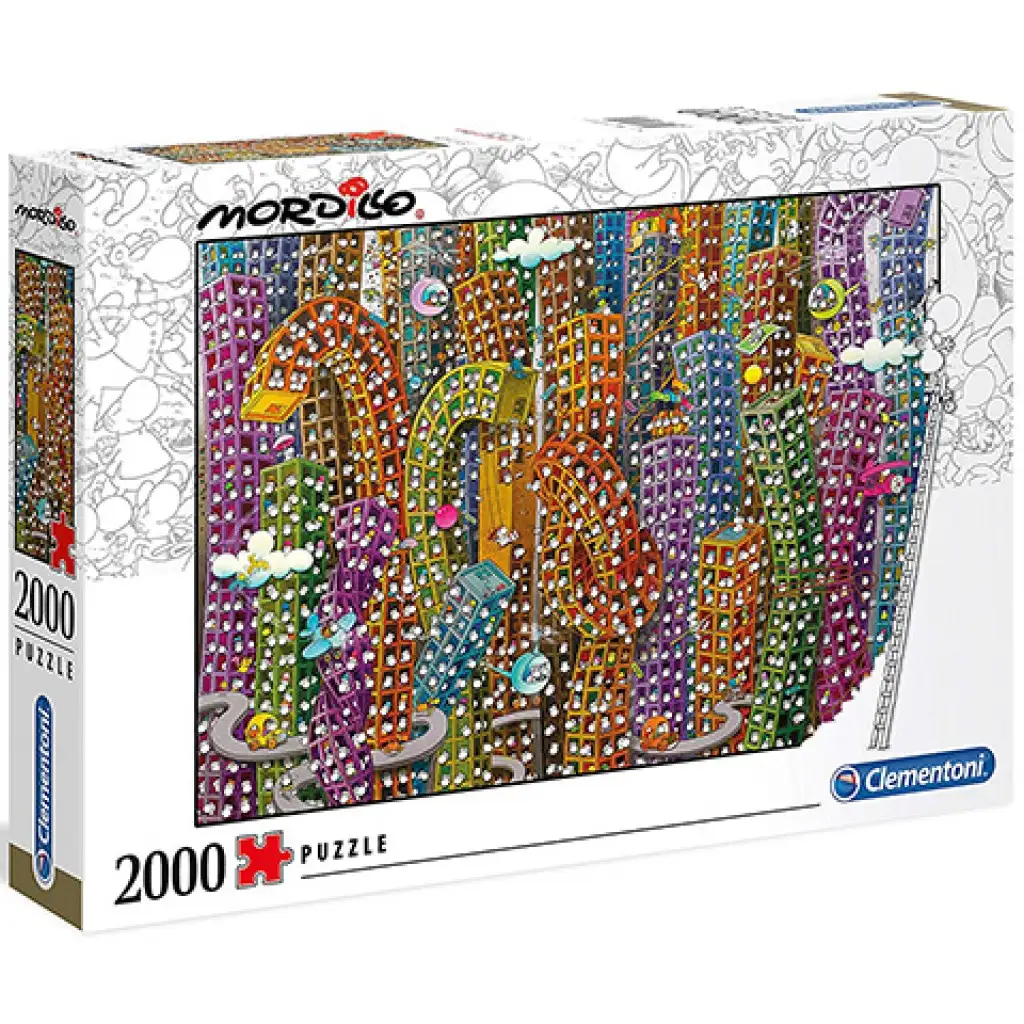 Mordillo A dzsungel puzzle 2000db-os - Clementoni