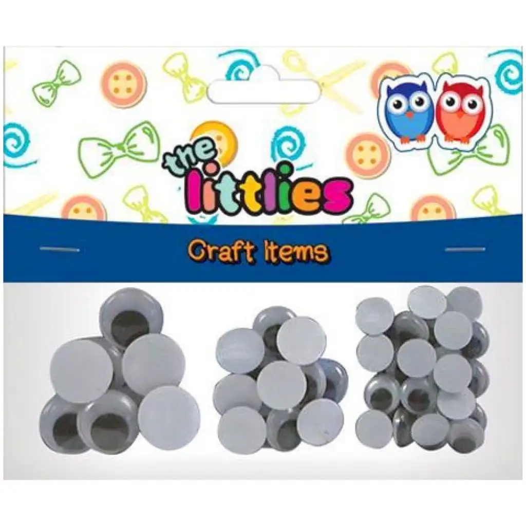 Műanyag szemek 3 méretben 48db kép 1