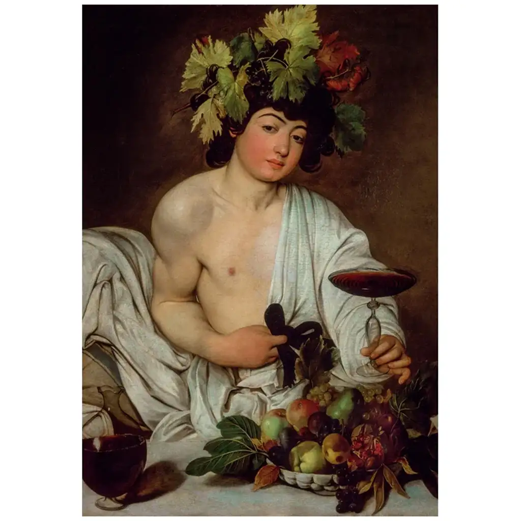 Museum Collection: Caravaggio - Bacchus 1000 db-os puzzle poszterrel - Clementoni kép 2