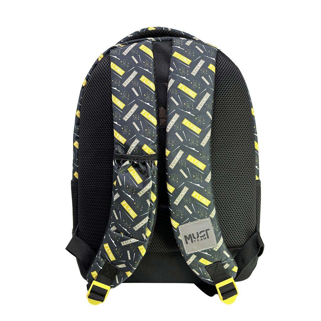 Luna: Must Team Flying Legends repülős lekerekített 3 rekeszes iskolatáska, hátizsák 32x18x43cm kép 2