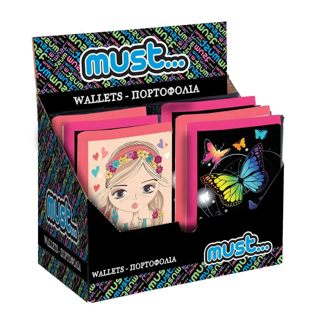 Luna: Must lányos pénztárca többféle változatban 1db