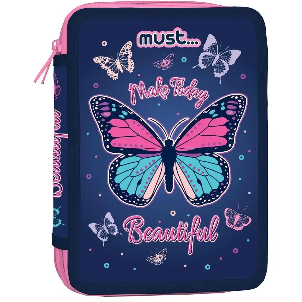 Must: Pillangós kihajtható töltött tolltartó