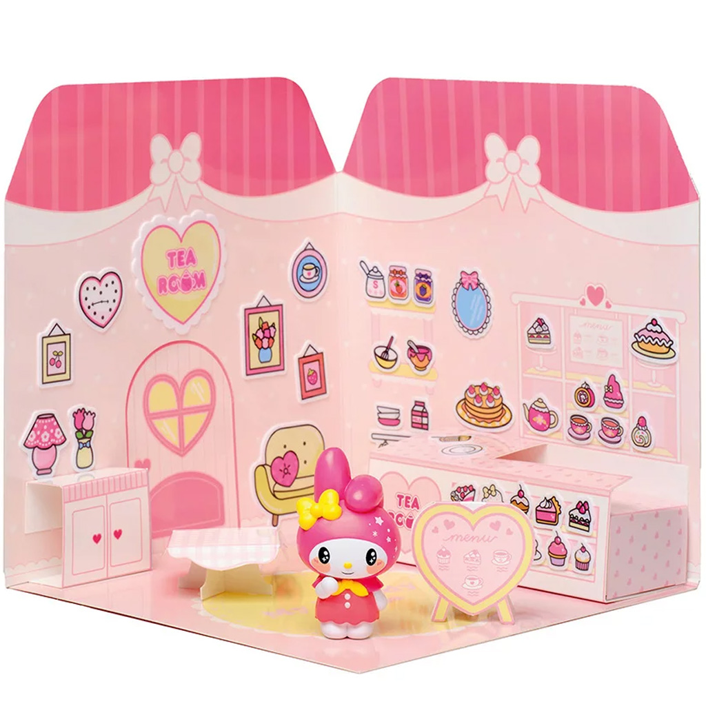 Hello Kitty: My Melody Tea Room figura matricázható házzal - Comansi kép 3