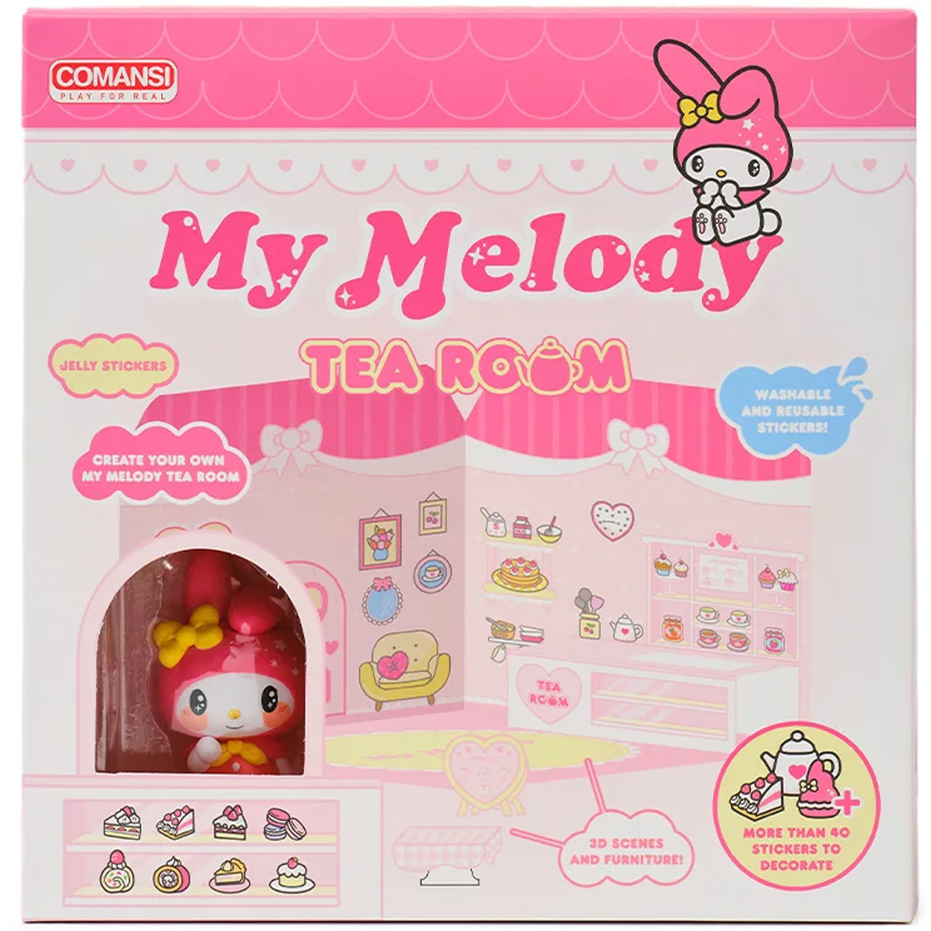 Hello Kitty: My Melody Tea Room figura matricázható házzal - Comansi kép 2