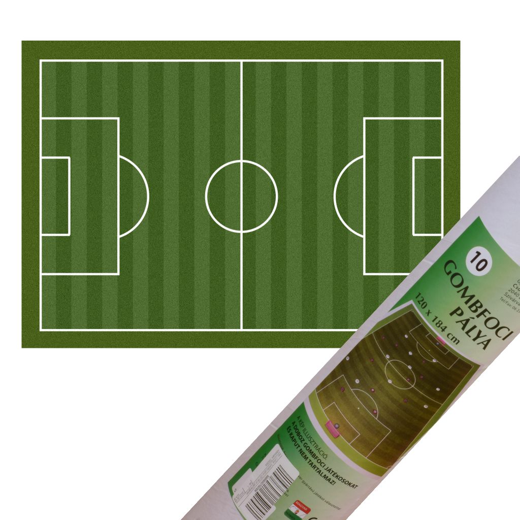 Nagy gombfoci pálya 120x184cm-es tárolóban
