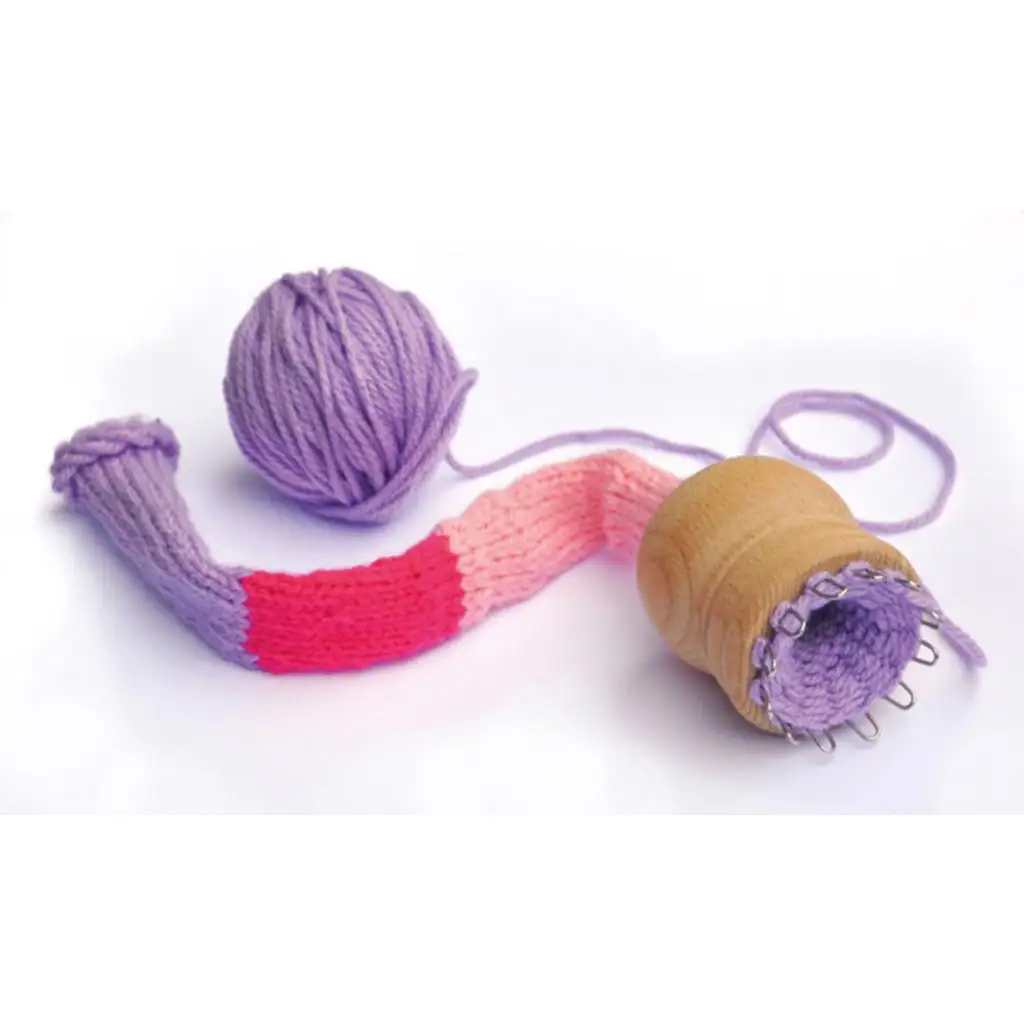 PlayBox: Nagy méretű fa kötőorsó 65x60mm kép 2