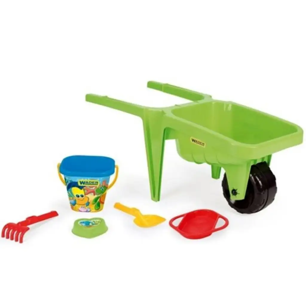 Nagy talicska kiegészítőkkel zöld színben 77cm - Wader