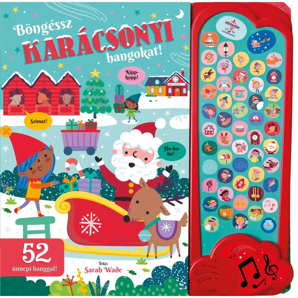Böngéssz karácsonyi hangokat! Foglalkoztató könyv