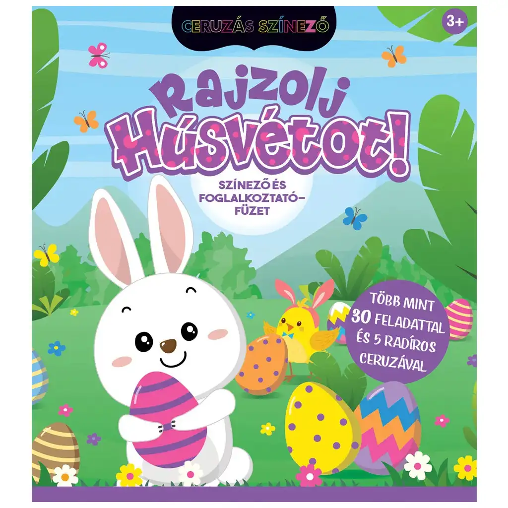 Ceruzás kifestő - Rajzolj húsvétot!