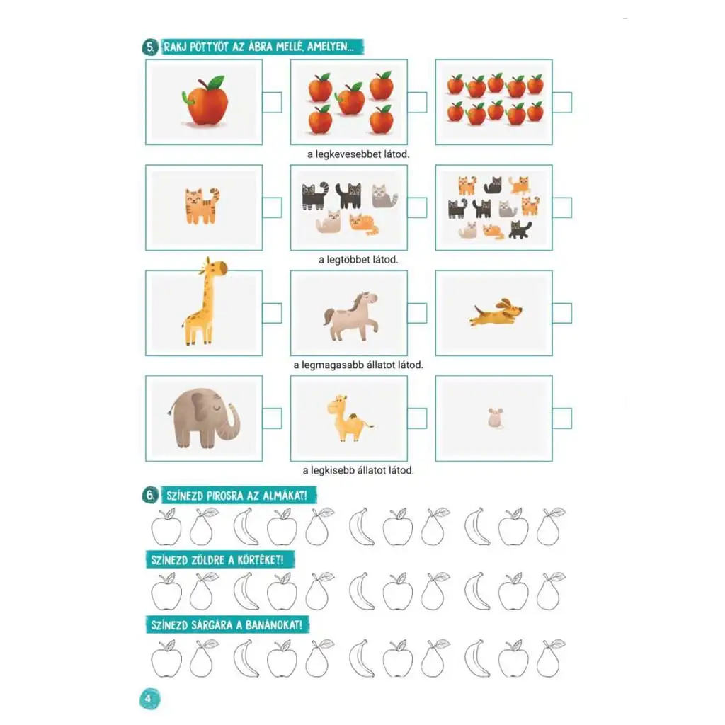 Minitanoda - Iskolaelőkészítő feladatok kiscsoportosoknak kép 4