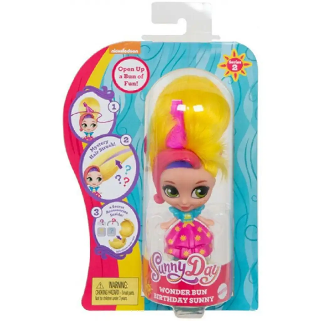 Napsugár szülinapos Sunny hajas baba - Mattel kép 1