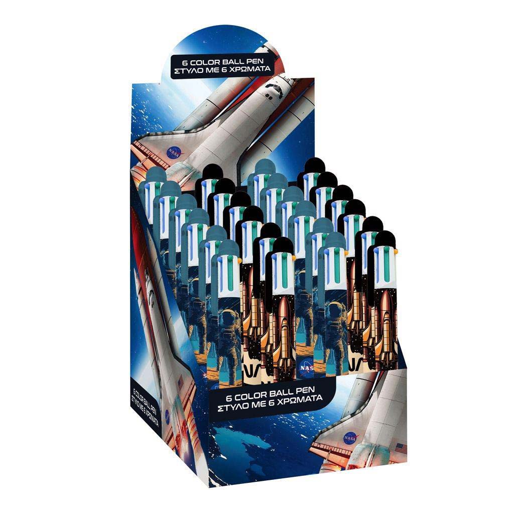 Luna: NASA 6 színű golyóstoll többféle 1db