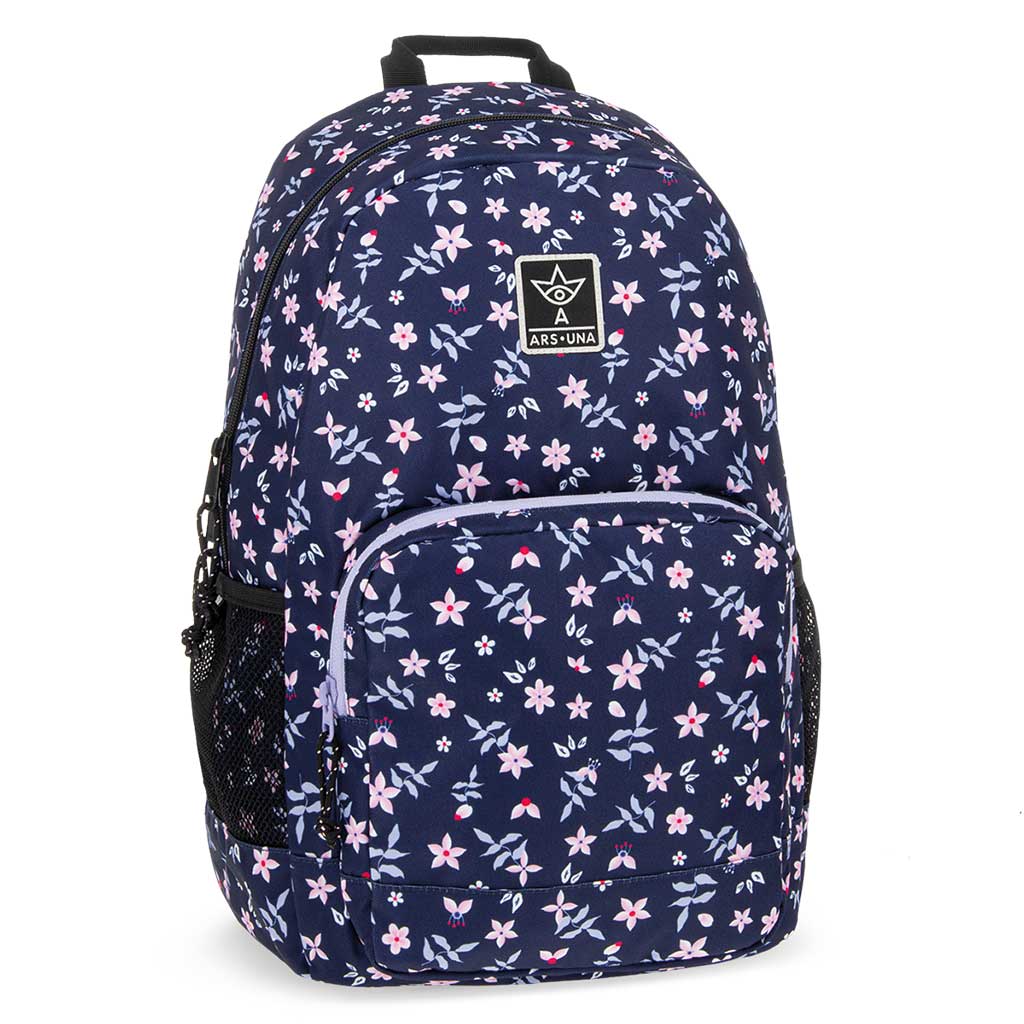 Ars Una: Navy bloom iskolatáska hátizsák AU-14 32x51x25cm kép 1