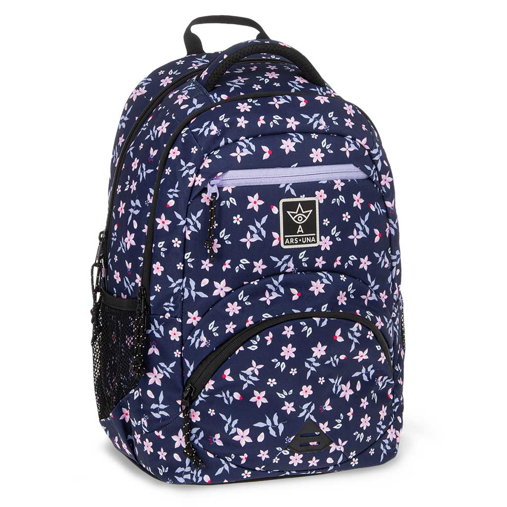 Ars Una: Navy bloom ergonomikus iskolatáska, hátizsák 27L kép 1
