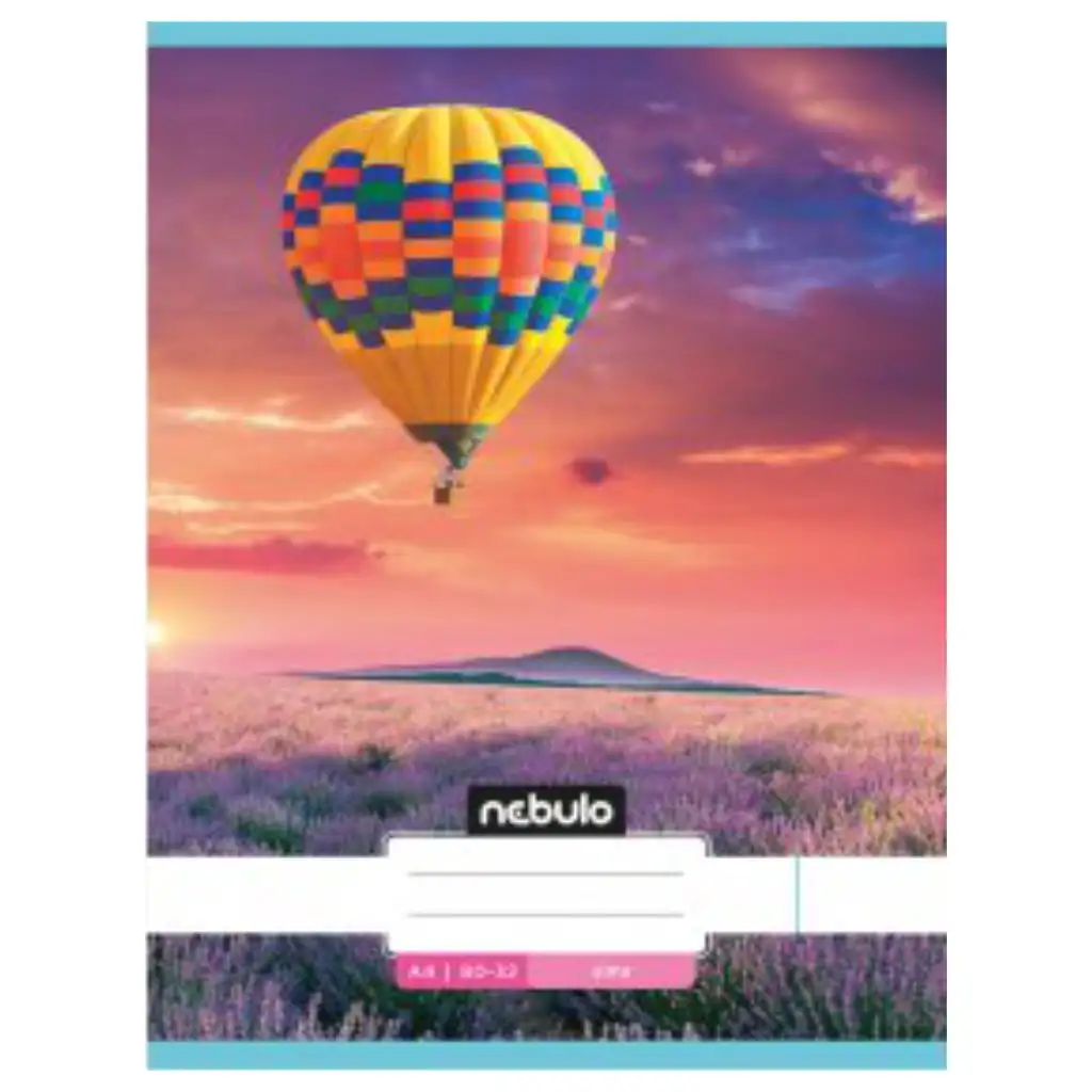 Nebulo: Levendulamező sima füzet A4 80-32