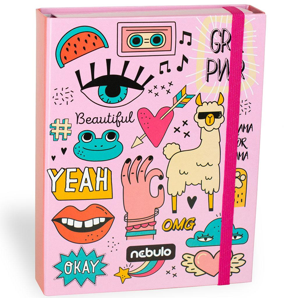 Nebulo: Füzetbox A/5-ös méretben girl power kép 1