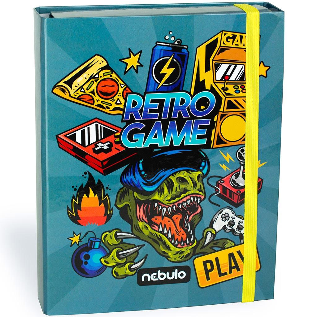 Nebulo: Füzetbox A/5-ös méretben gamer mintával