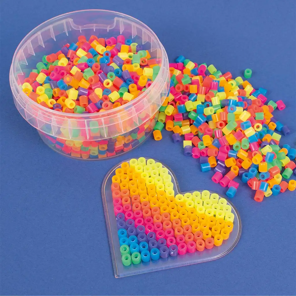 PlayBox: 5mm-es MIDI vasalható gyöngy 1000db-os neon színekben kép 2
