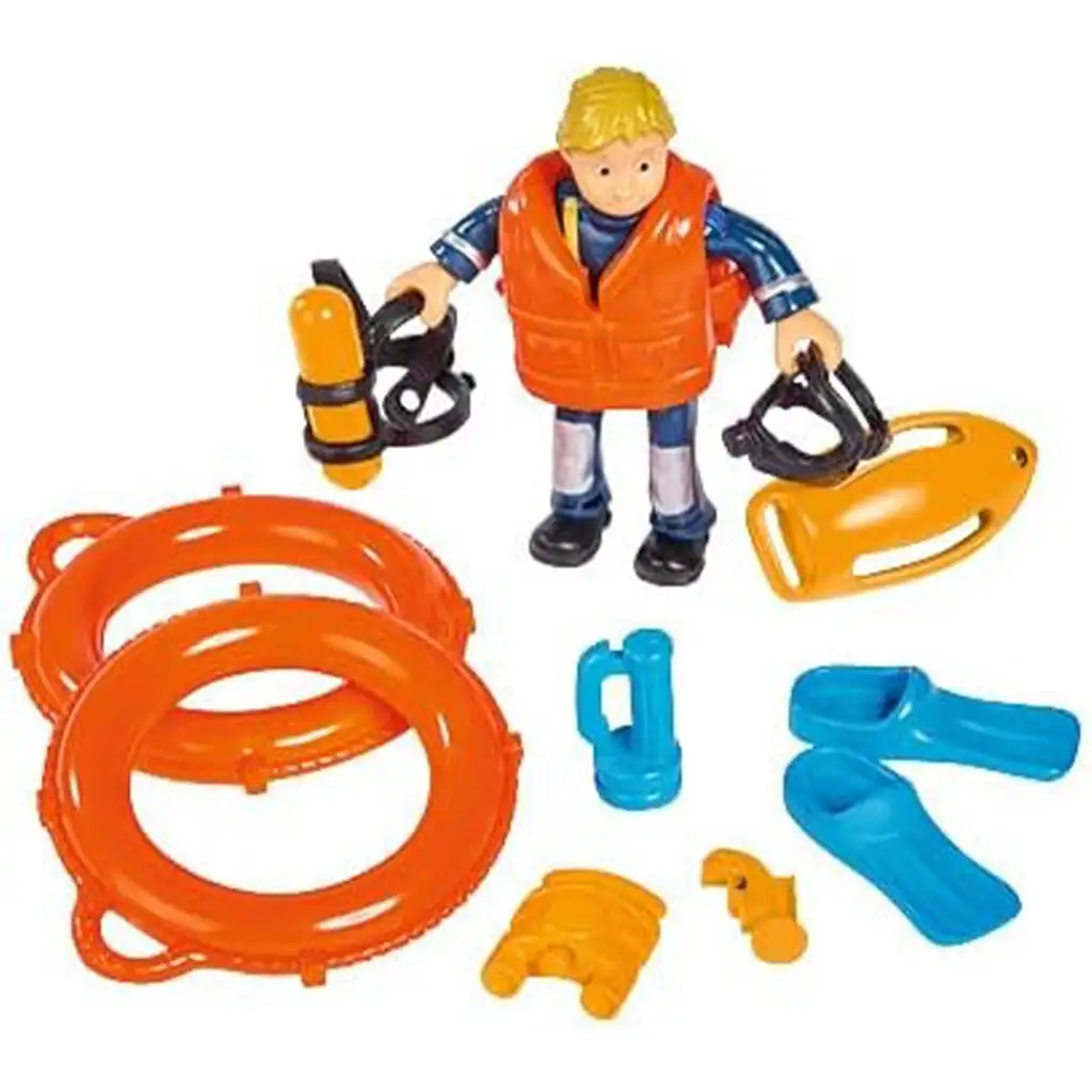 Sam a tűzoltó: Neptun motorcsónak Penny figurával - Simba Toys kép 2