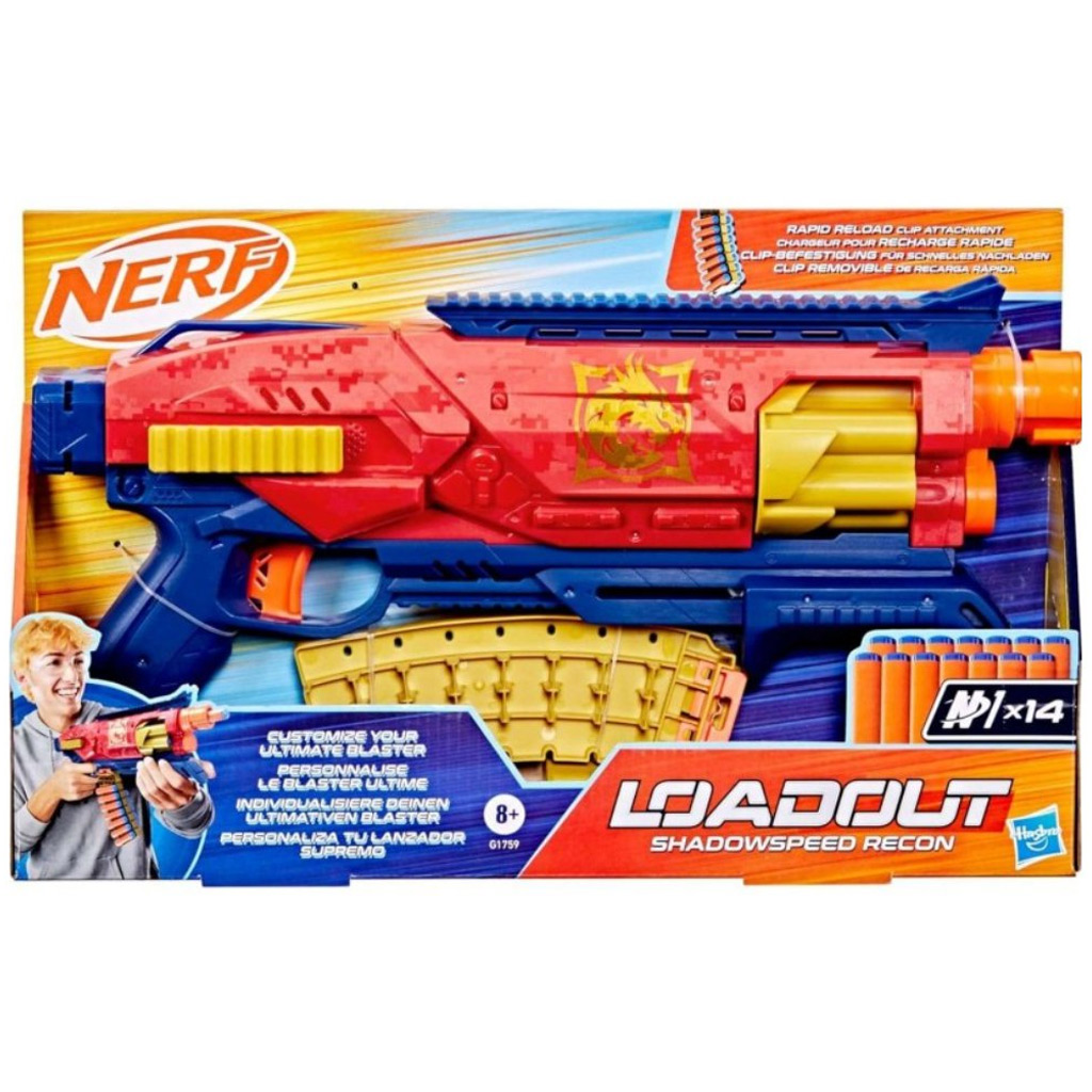 Nerf: Loadout Shadowspeed Recon szivacslövő fegyver – Hasbro