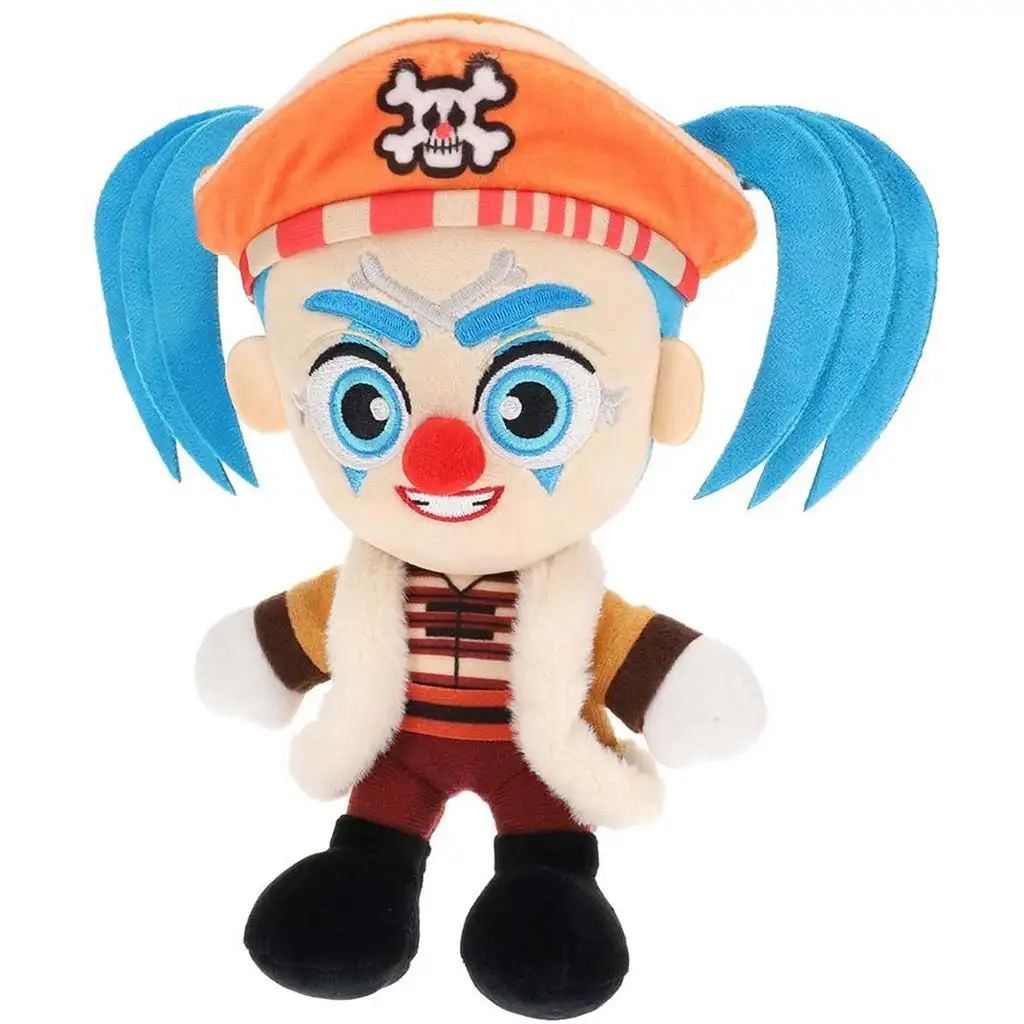 Netflix: One Piece - Buggy karakter plüssfigura 20cm kép 2
