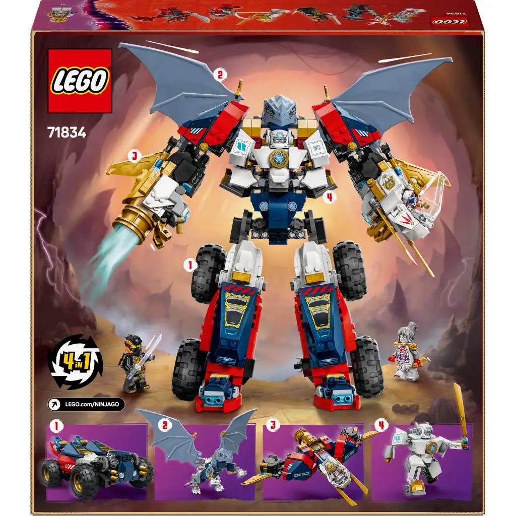 LEGO® Ninjago: Zane kombinálható ultra robotja (71834) kép 2