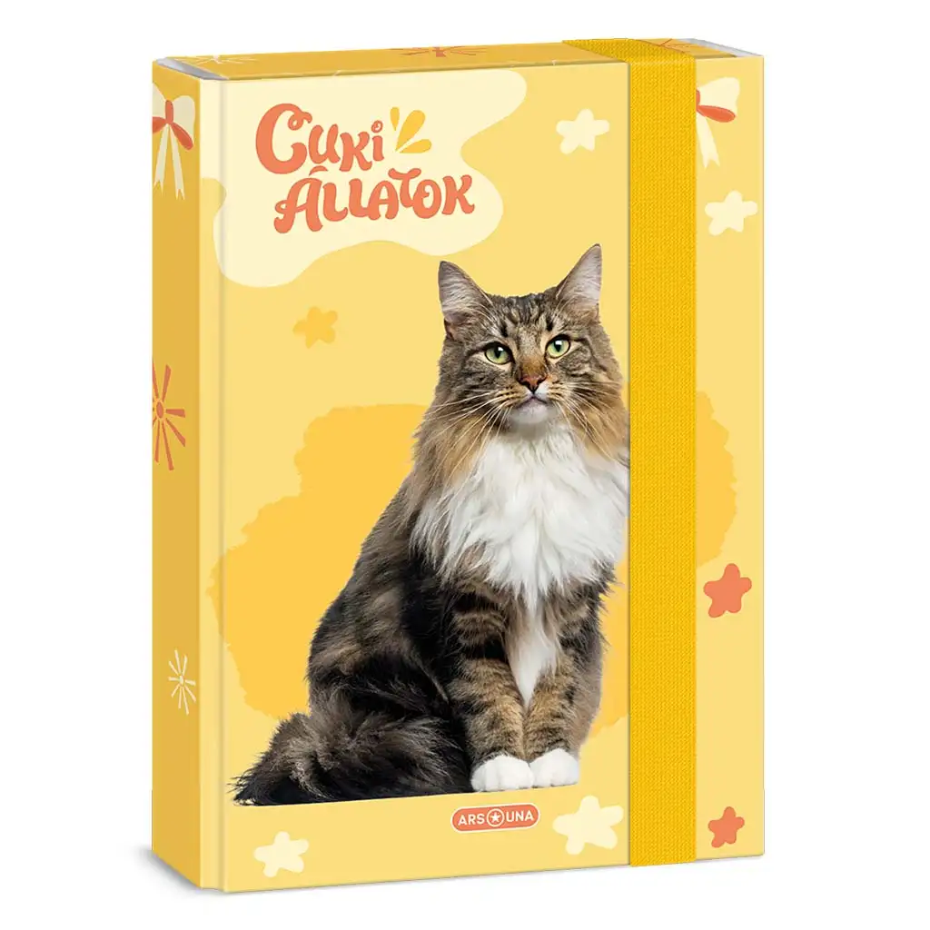 Ars Una: Cuki Norvég erdei macska A/5 füzetbox