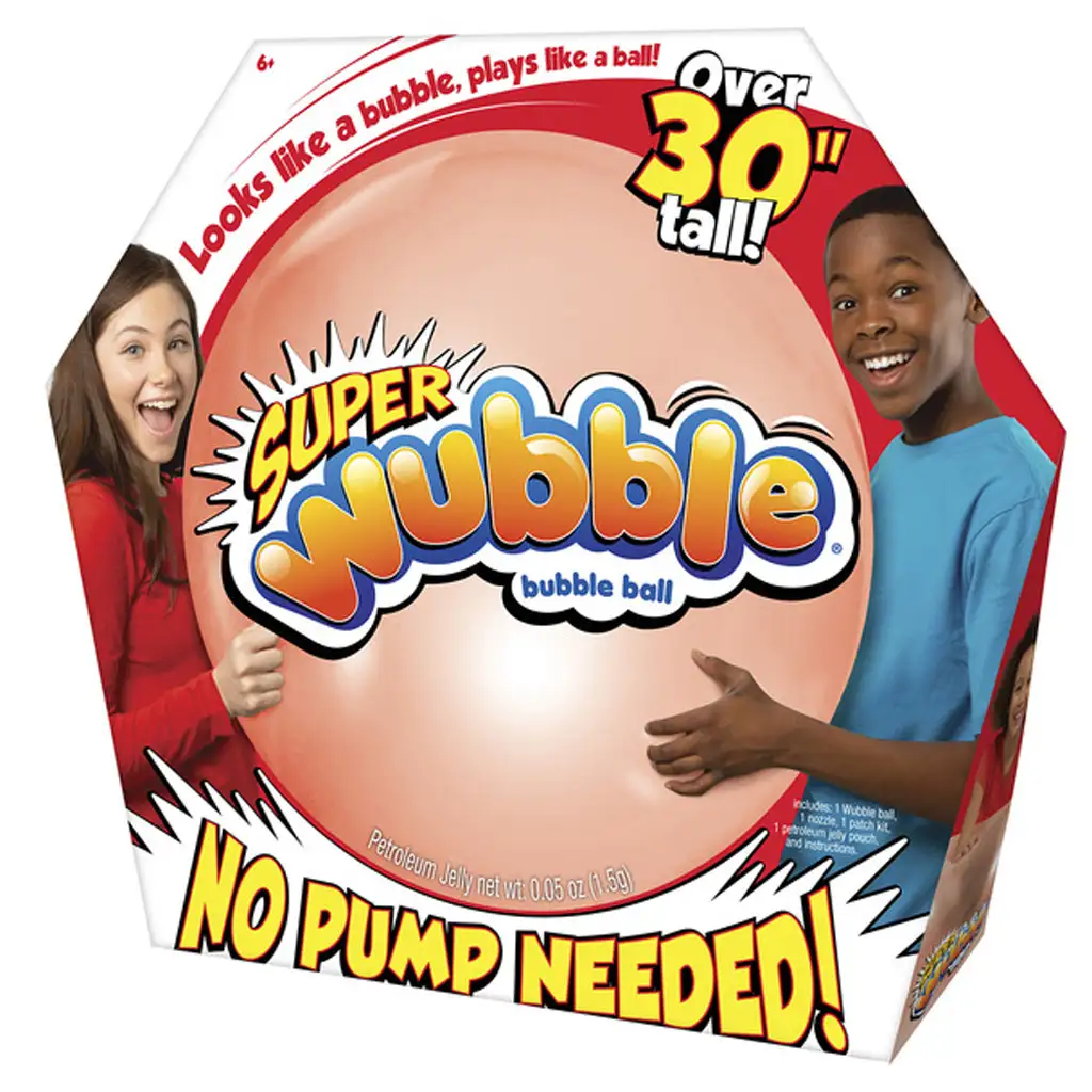 Super Wubble buboréklabda piros színben 75cm