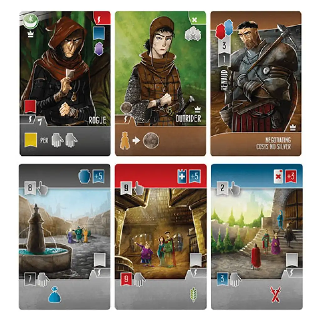 A Nyugati királyság lovagjai: Koronák városa társasjáték kiegészítő kép 3