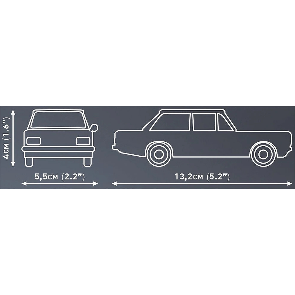 COBI: Opel Rekord C Fekete Özvegy építőjáték (24597) kép 4